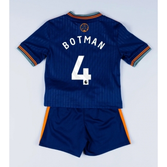 Billige Fotballdrakt Newcastle United Sven Botman #4 Replika Tredjedraktsett Barn 2025-26 Kortermet (med bukser)